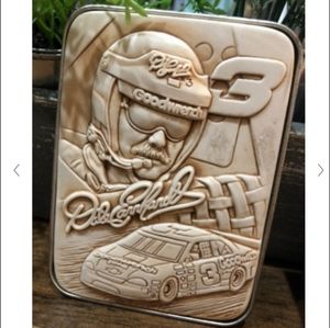 Vintage Avon 1998 Dale Earnhardt Plaque and Stand